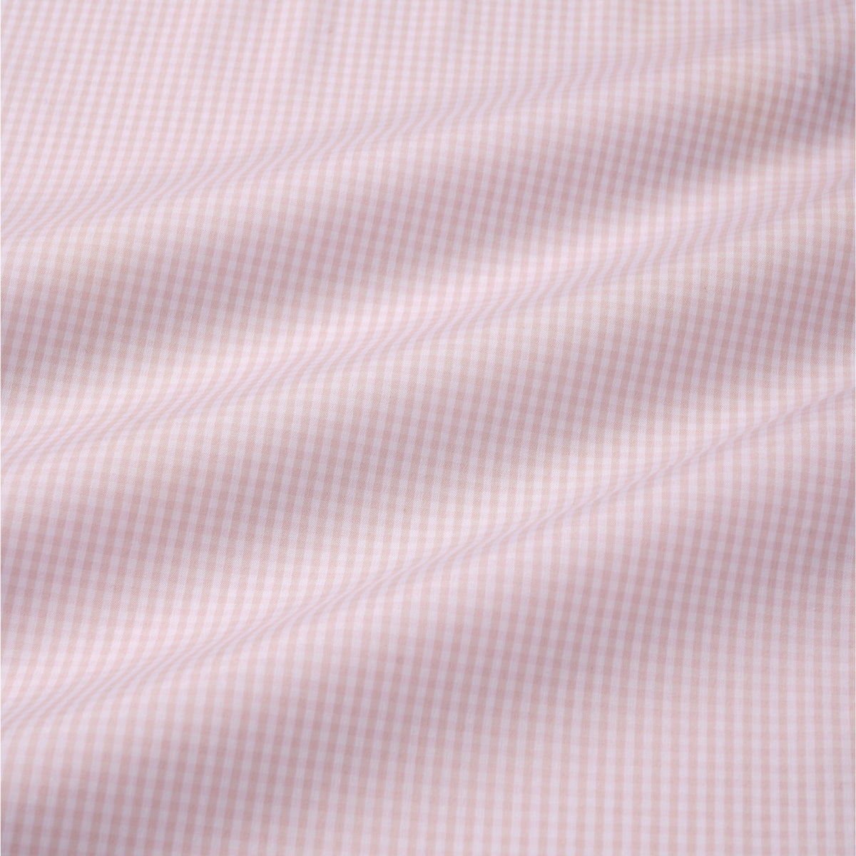 Pale Pink & White Slim Fit Essential Gingham Formal Shirt