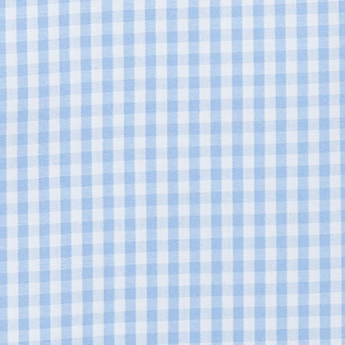 Pale Blue & White Tailored Fit Core Poplin Gingham Formal Shirt