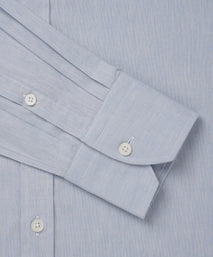 Pale Blue Tailored Fit Chambray Formal Shirt