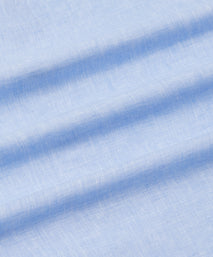 Pale Blue Tailored Fit Essential Linen Button Down Smart Casual Shirt